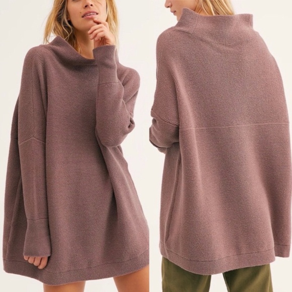 Free People Ottoman Slouchy Tunic Nutmeg